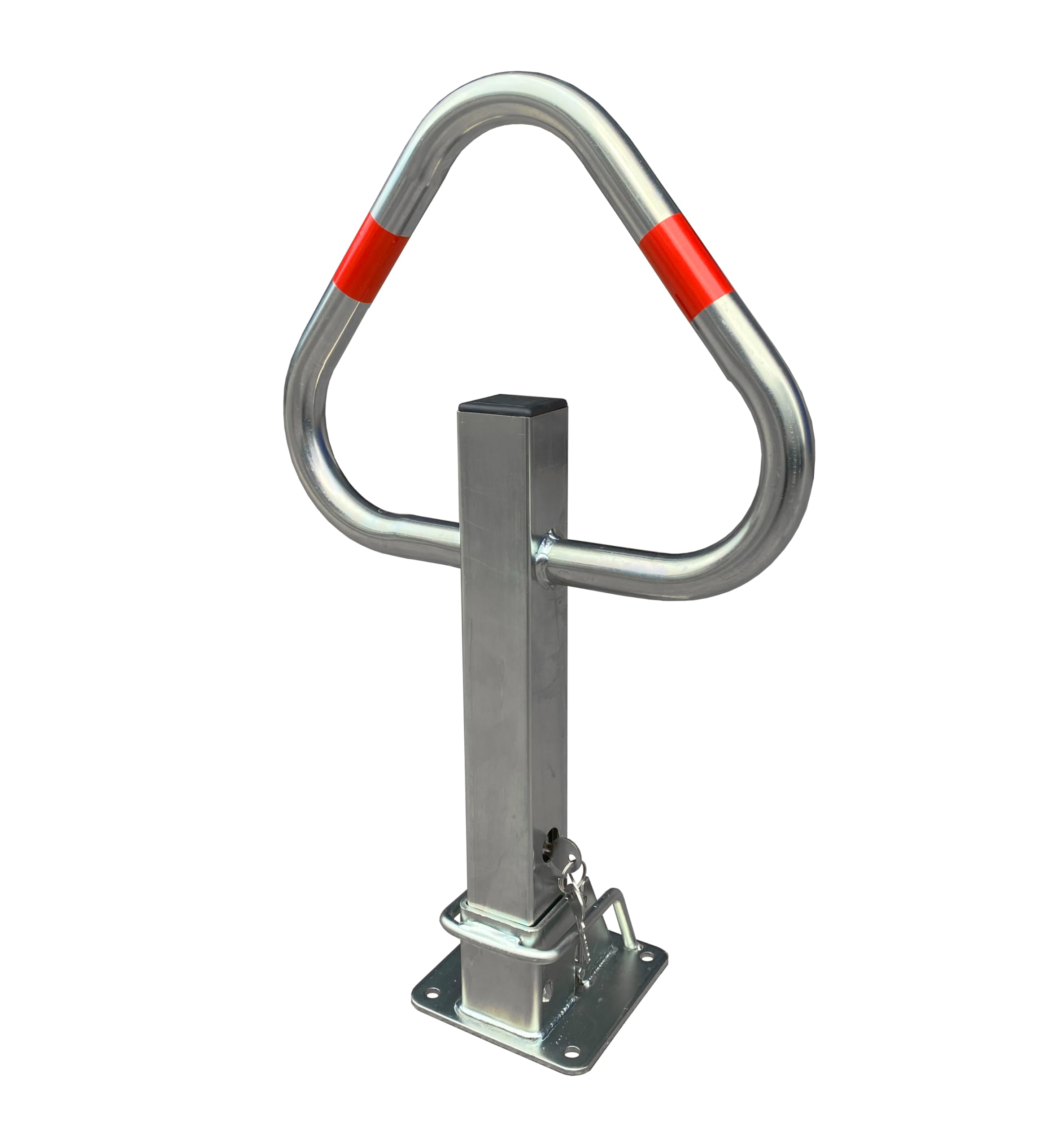 PAL - Barrera para aparcamiento abatible manual con cerradura kali, barreras para parking para reservar su plaza de aparcamiento (1)