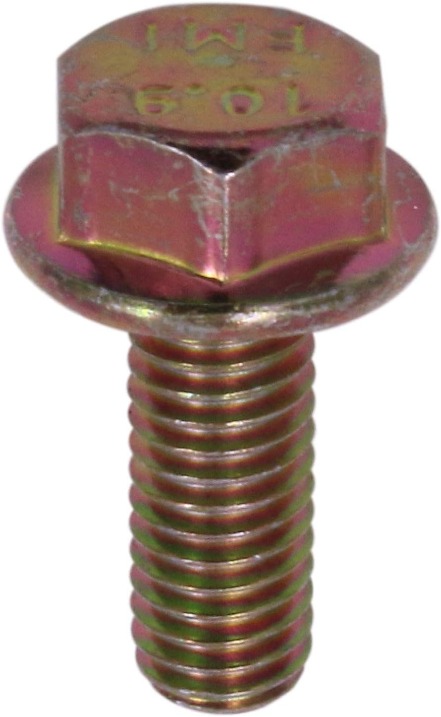 ZINC PLATED YELLOW PASSIVATED FLANGE HEXAGON HEX HEAD METRIC BOLTS