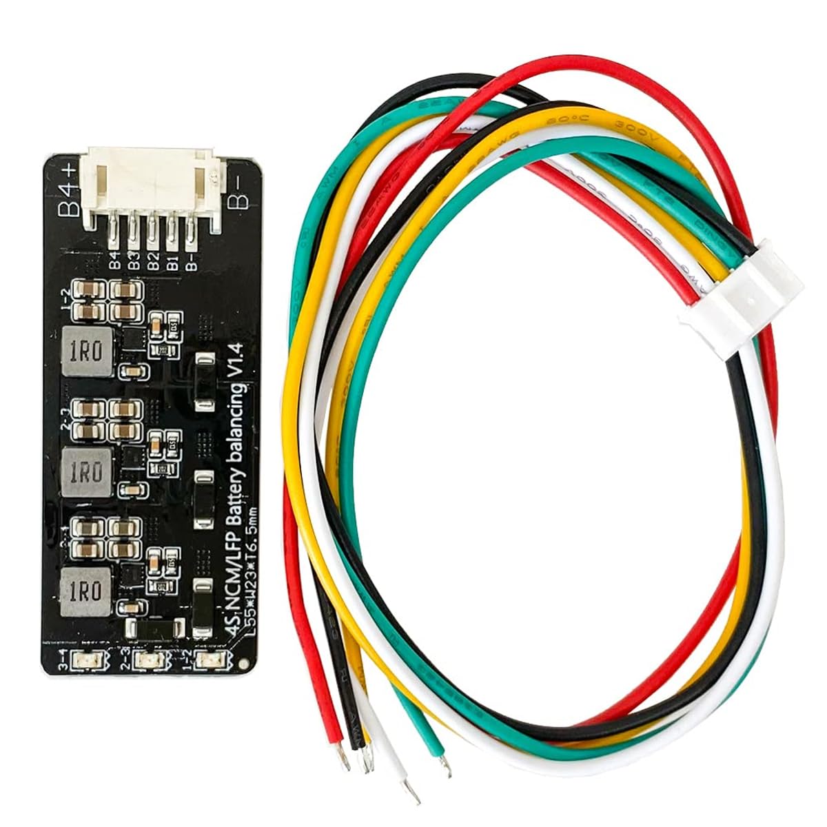 Équilibreur d'égaliseur de Batterie 4S 2,0 V-4,5 V 1,2 A Carte de Transfert d'énergie d'inductance Équilibreur d'égaliseur Actif au Lithium