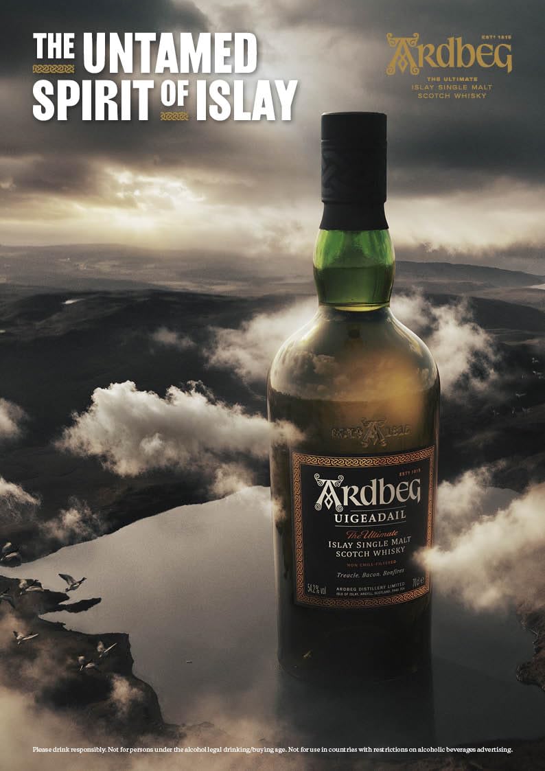 Ardbeg Uigeadail Islay Single Malt Scotch Whisky, 70cl, in Geschenkbox