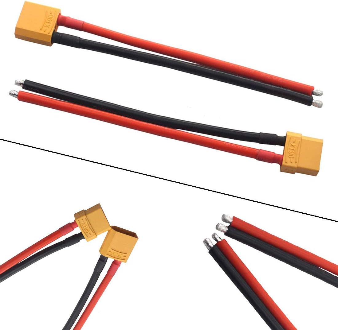 3pairs XT90 Plug XT-90 Male Female Connectors Cable with 10awg 15cm Slicone Wire for RC LiPo Battery FPV Turnigy / Zippy - Image 5