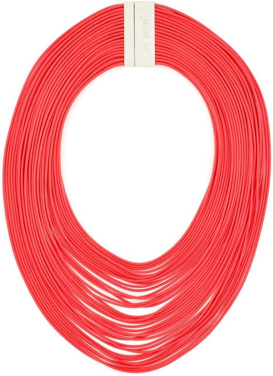 ZENZIIMulti Strand Statement Bib Necklace with Magnetic Clasp for Women