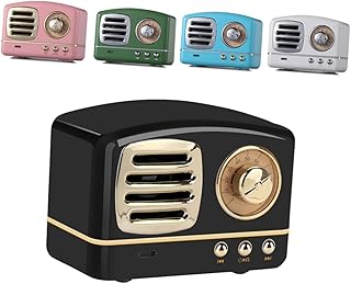 Milisten Wireless Speaker Wireless Speaker Wireless Speakers Portable Radios Rtv Multi Function Speaker Vintage Style Radio Multi Function Radio Combo Plate Pearlescent Black Sound Bowl Radio Boombox