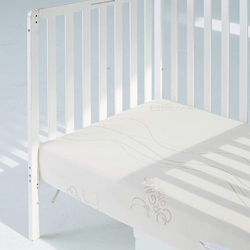 Miniatura 3 de Baby Lullaby Colchón de cuna | Algodón orgánico | No tóxico | Hipoalergénico | Repelente al agua | Sin COV | 100% transpirable (Mini)