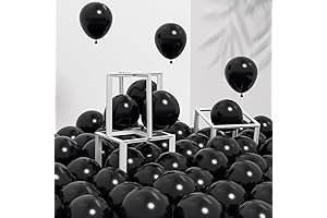 120pcs Black Latex Balloons, 5 Inches