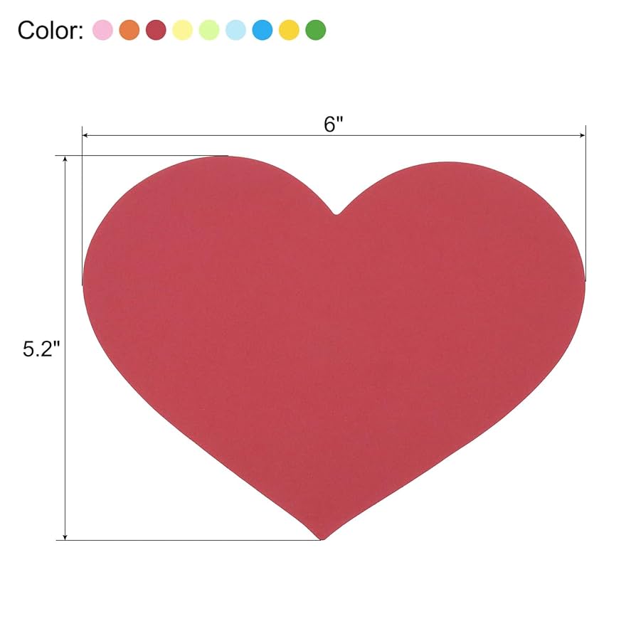 Amazon.co.jp: PATIKIL ハートの切り抜き 108個 紙のハート