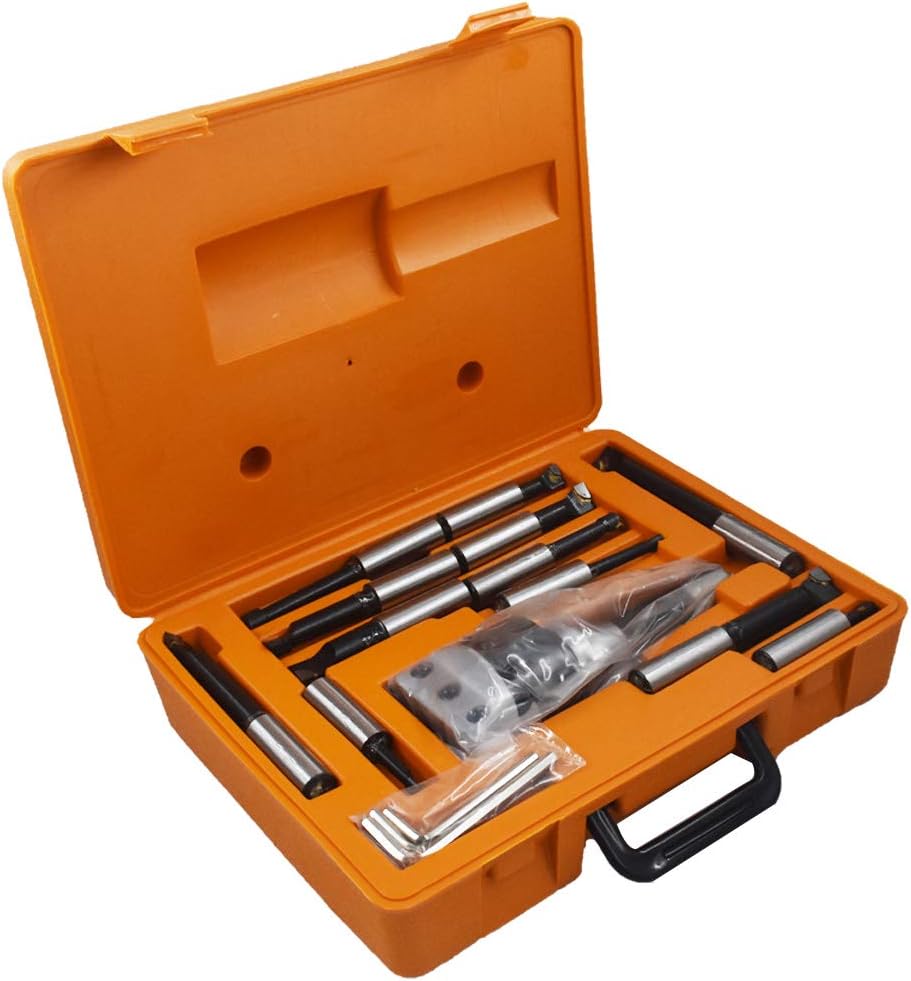 Up To 40% OFF 3 Boring Head R8 Shank 12Pcs 3/4 Carbide Boring Bar Set Milling Set Hot Deals 3 Boring Head R8 Shank 12Pcs 3/4 Carbide Boring Bar Set Milling Set