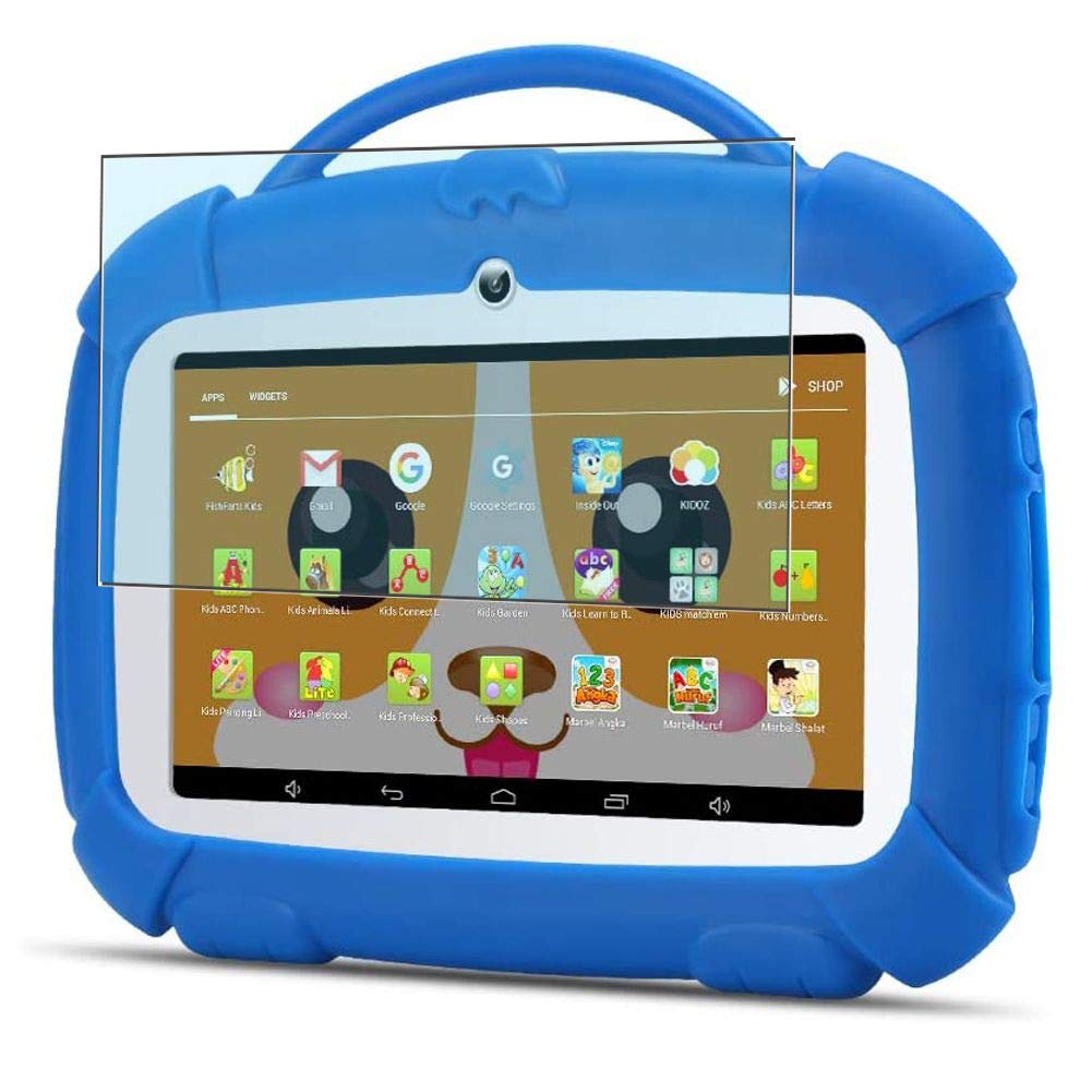 2 Pack Anti Blue Light Screen Protector Film, Compatible with Qimaoo KIDS 7" Tablet TPU Guard （ Not Tempered Glass Protectors ）