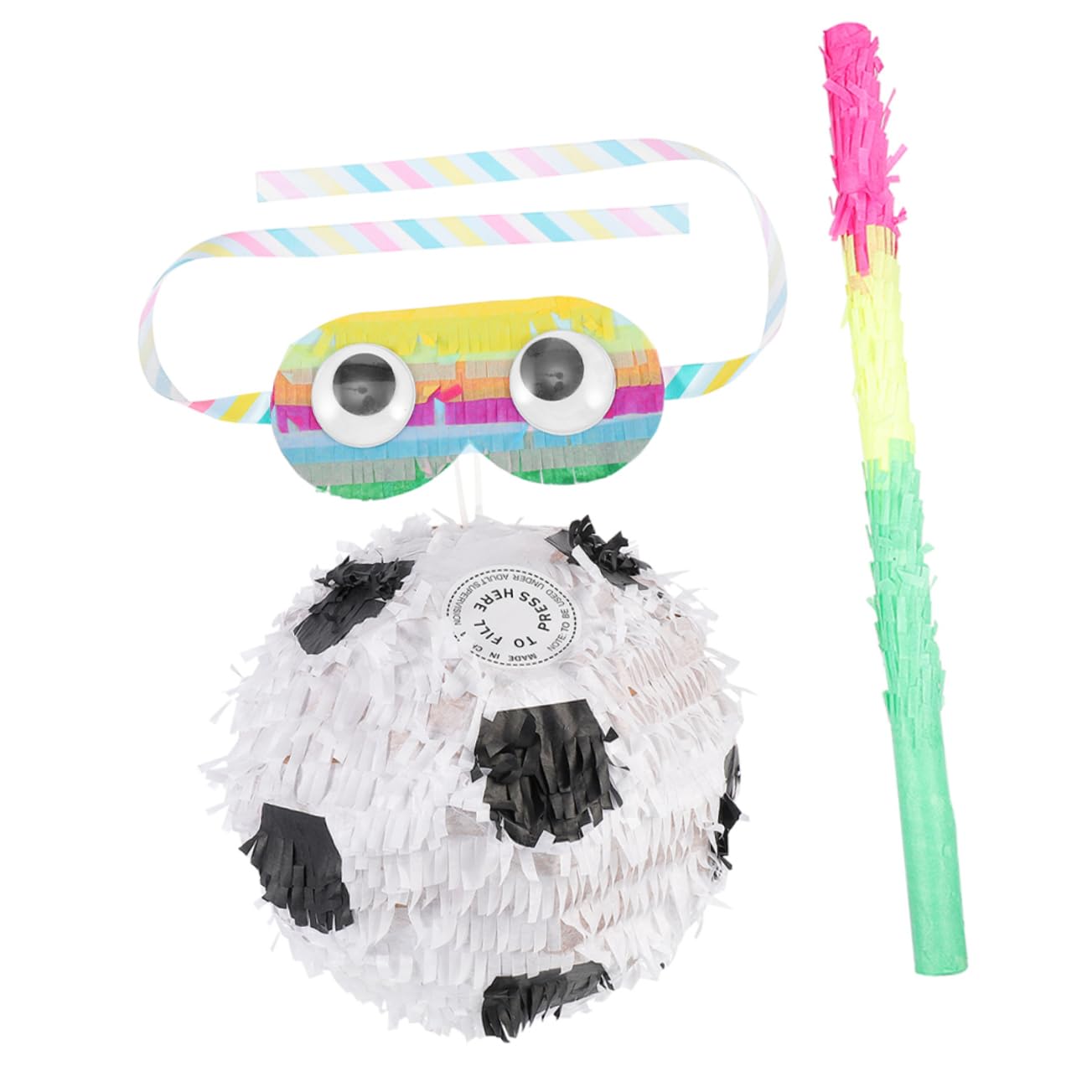 Piñata 1 Juego de Papel de Fútbol para Fiesta de Cumpleaños