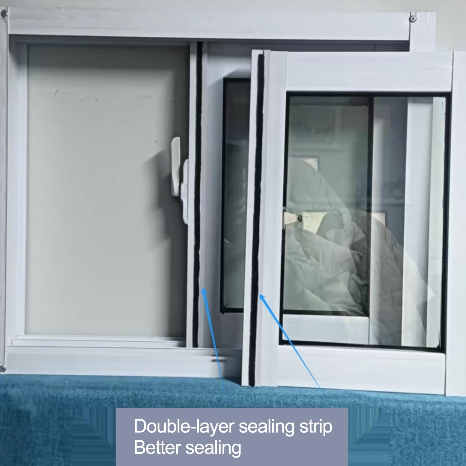 Repuesto de ventana deslizante horizontal para baño y sótano, ventanas abatibles de cristal y pantalla para gallinero, 80 x 120 cm (alto x ancho)