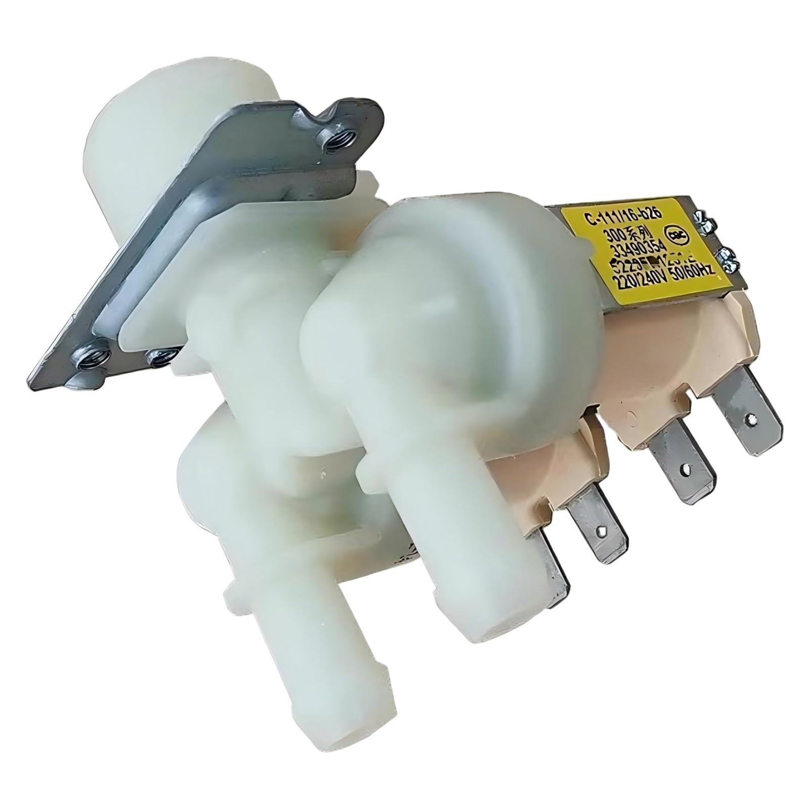 Drum Washing Machine Water Inlet Valve Replacement, Compatible for LG, WD-T12410D N12235D T14426D Solenoid Water Valve, Regulating Valve, Washer Parts