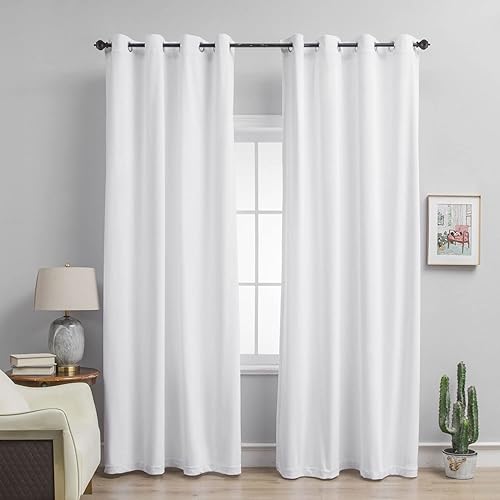 Cortinas de terciopelo  Tratamiento de cortina de ventana para dormitorio, sala de estar con ojales, cortinas de terciopelo con aislamiento térmico,