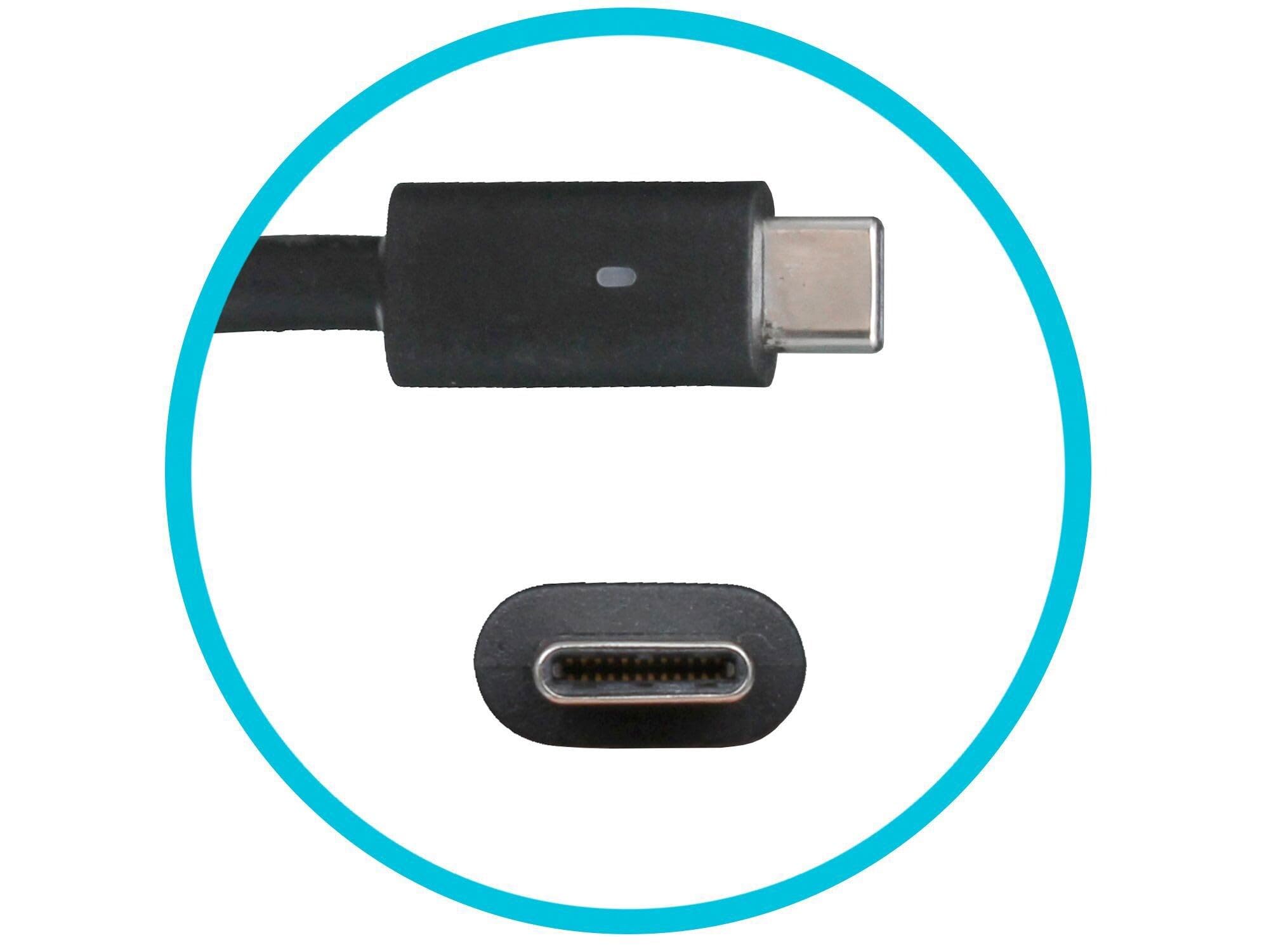 Dell HU10436-20202 originale USB-C alimentatore 100 watt forma arrotondato Plus