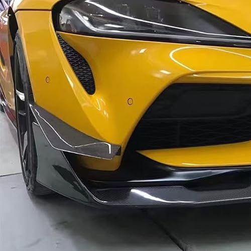 Miniatura 7 de Alerón de parachoques delantero de fibra de carbono para Toyota Supra 2020-2022