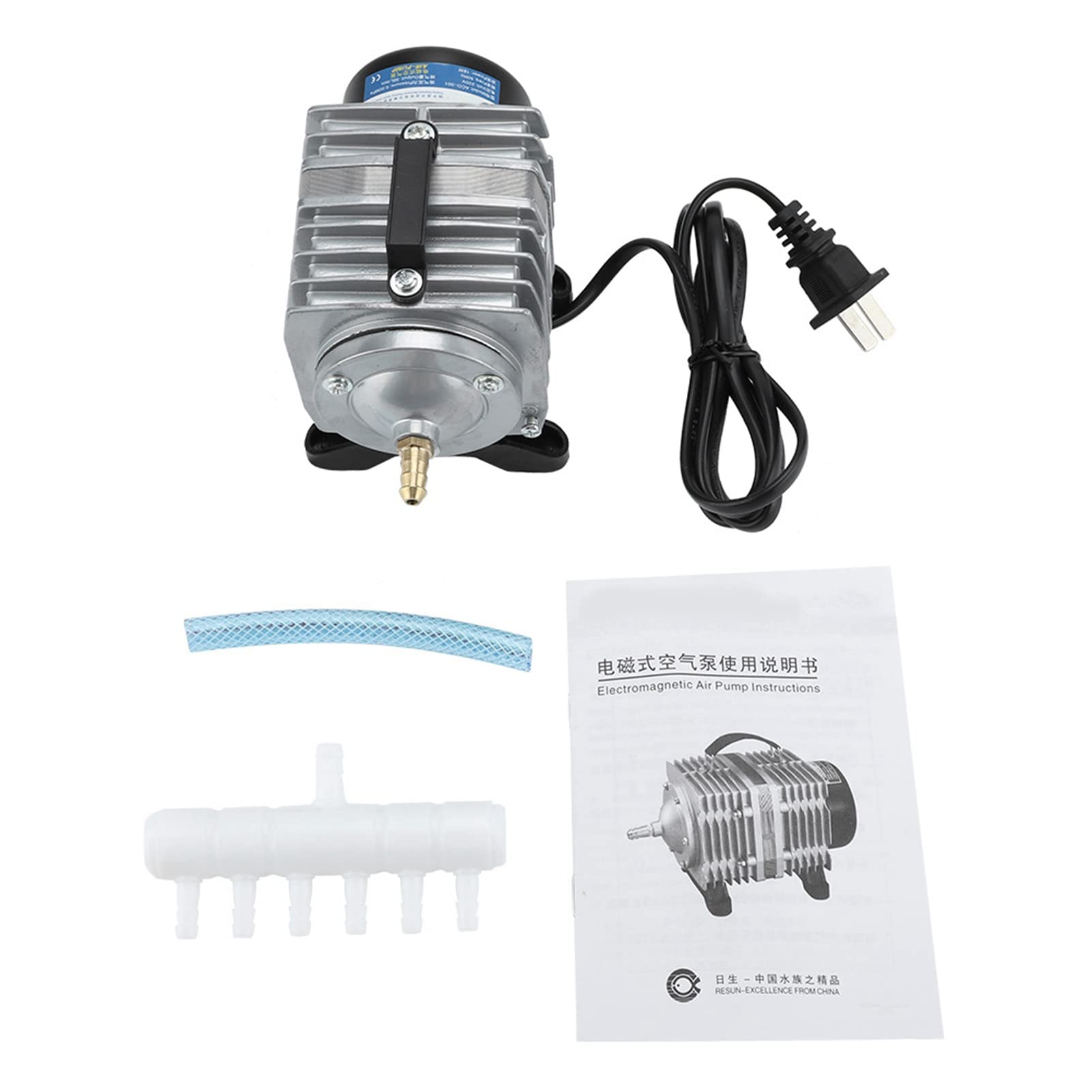 Pompa Aria Per Acquario 18W - 38 L/min, Ultra Silenziosa, Per Acquacoltura, Stagni E Ristoranti