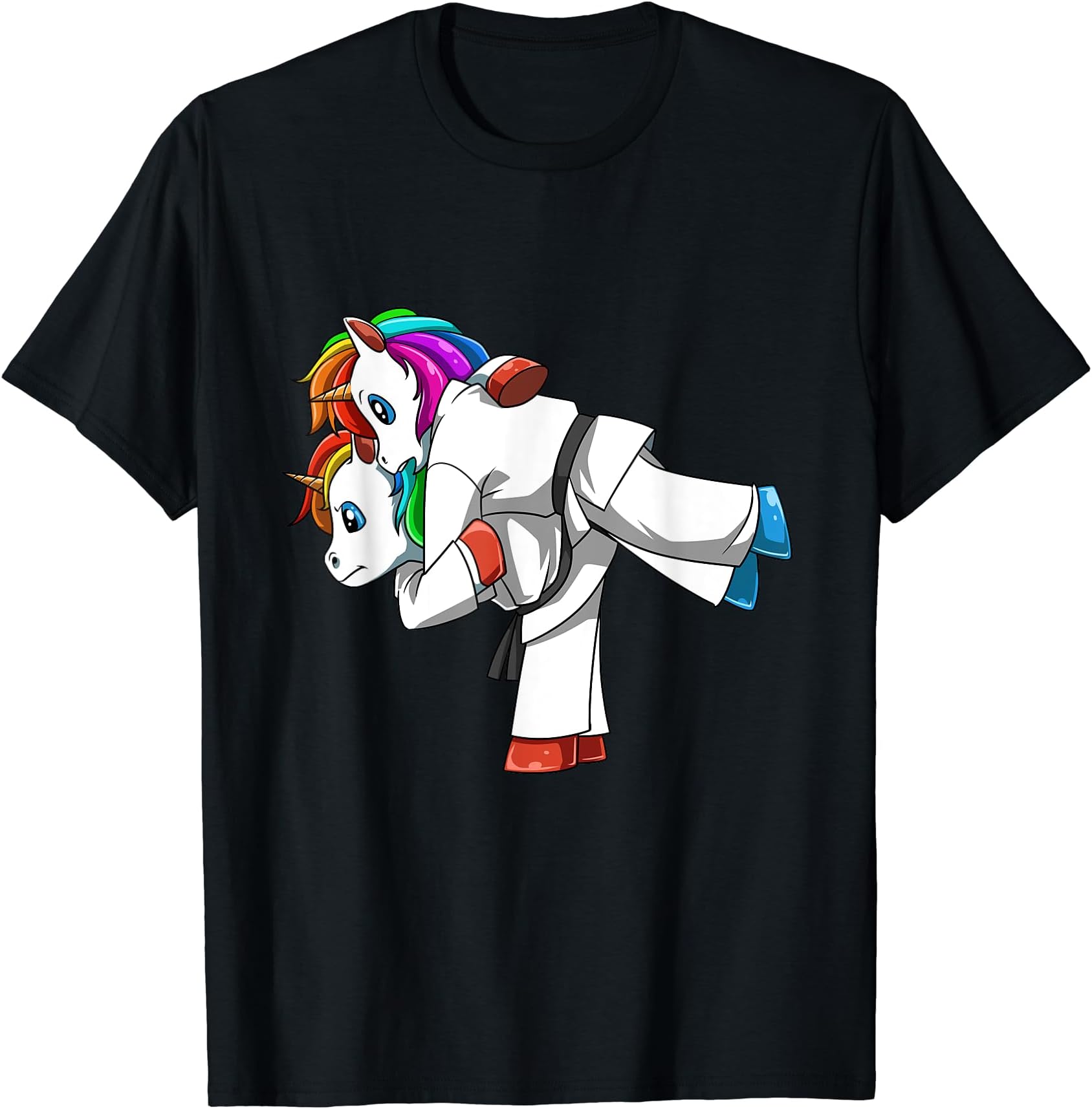 Judo Fighter Unicorn Jiu Jitsu GiftJudo Jiu Jitsu Unicorn Japan Martial Arts T-Shirt