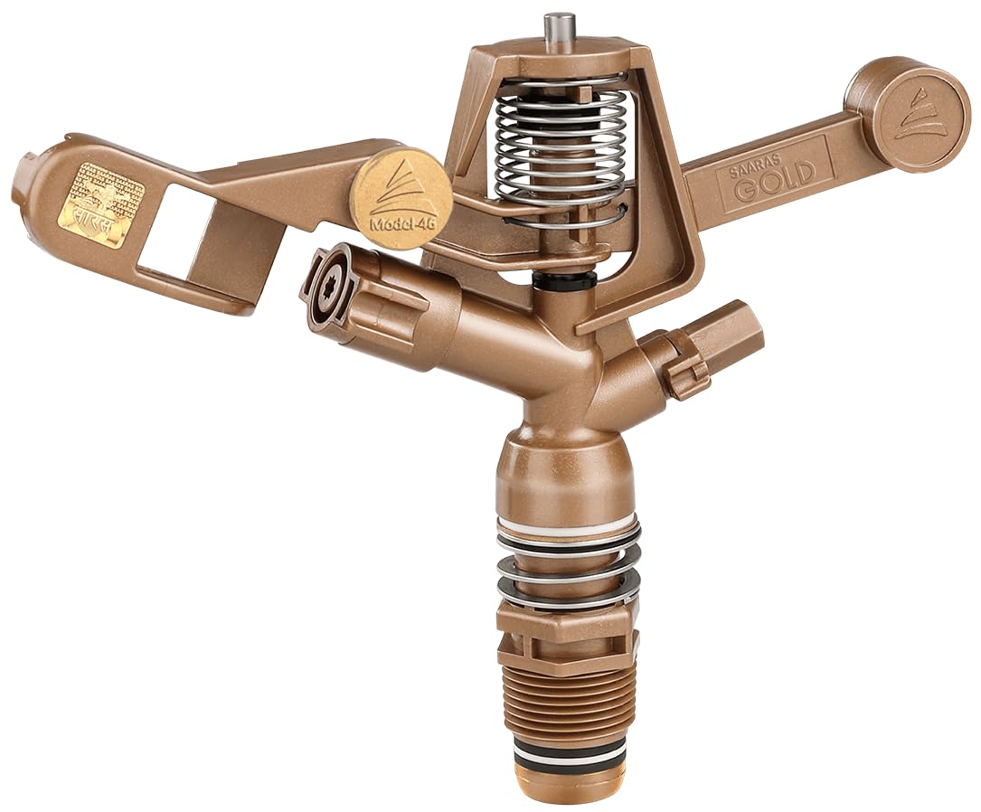 Automat Saaras Gold Sprinkler | ISI Marked | Plastic Sprinkler with Special Star Nozzle Heavy Duty Irrigation Sprayer Head (20mm or 3/4 Inch) - Pack of (1) (B0CNLY3J9T) Amazon Price History, Amazon Price Tracker