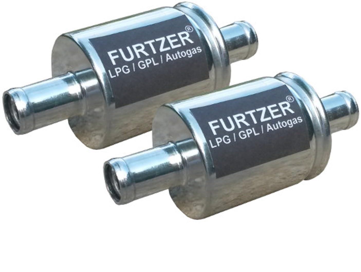 Filtre à Gaz GPL/LPG Phase Gazeuse - 16mm Des Deux Côtés - 2 Pièces - Pour Systèmes GPL Voiture, échange Tous Les 25 000 Km