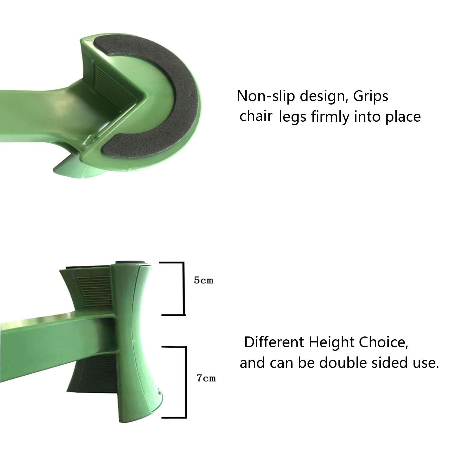 Rehausseur de chaise léger pour rehausseur de hauteur de siège pour table à manger meubles accessoires va sous les chaises