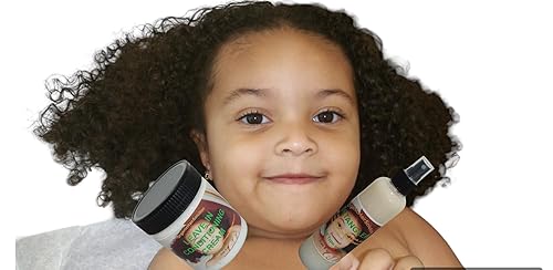 Miniatura 6 de Organic Hair Solution-KIDS Hair Growth Pomade Grease- For Stronger, Thicker Longer Hair-Scalp & Hair Strengthening with Castor, mango butter &