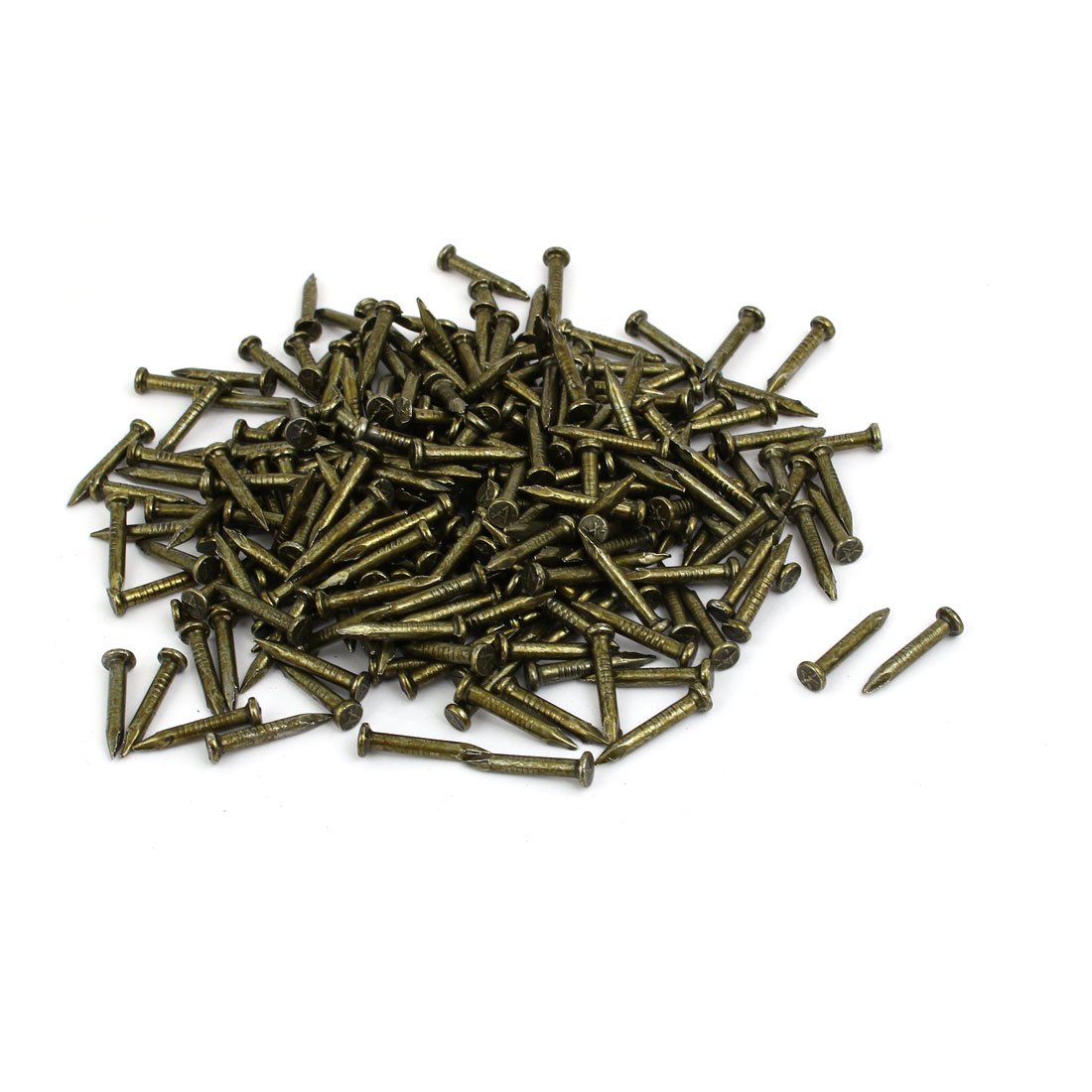 Aexit Fiber Concrete fastener Cement Wall Carbon Steel Point Tip Wire Nails 2.8mmx20mm 500PCS Model:76as548qo633