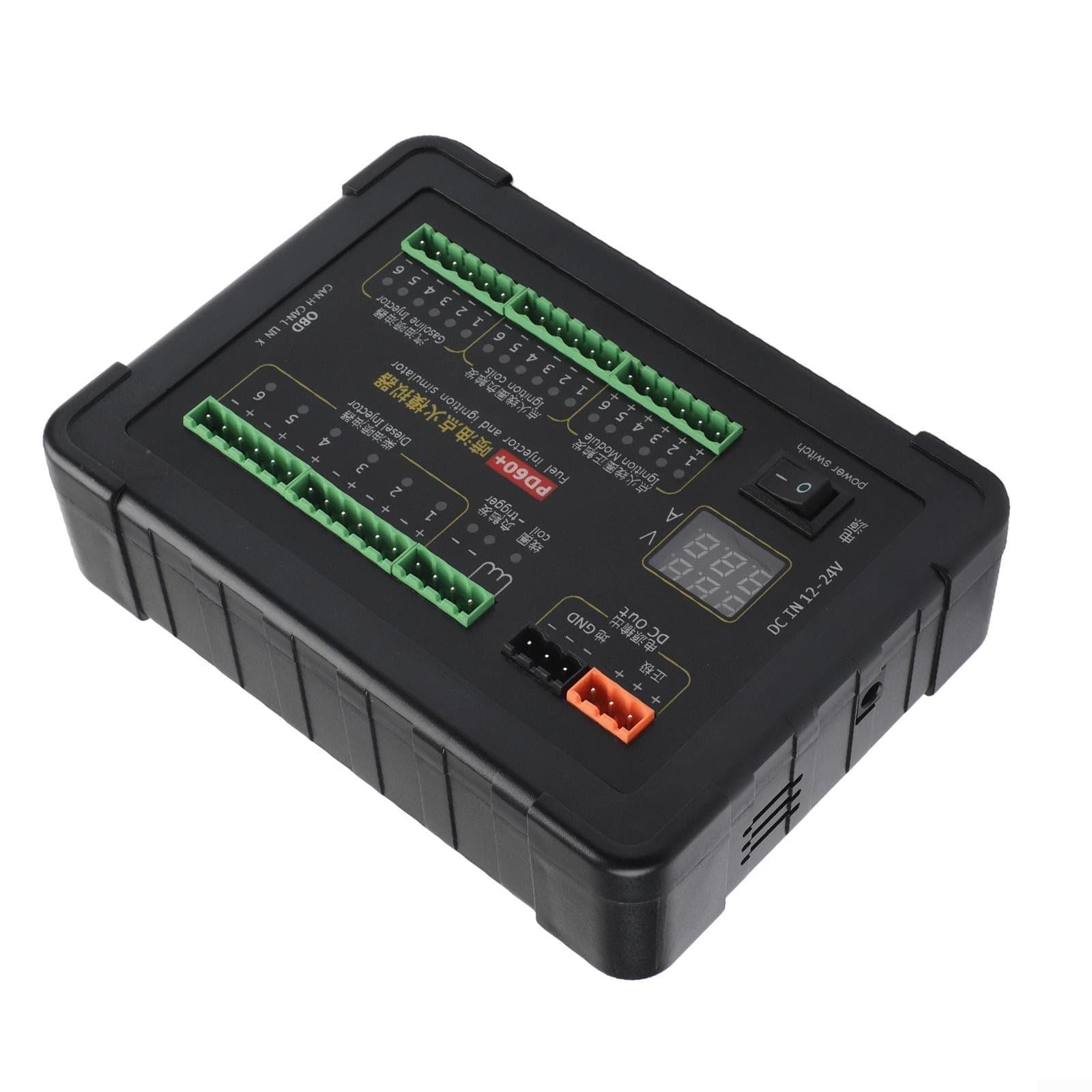 Simulador de encendido por inyección PD60, herramienta de prueba de mantenimiento de ECU para inyector y bobina de encendido, reparación de computadoras de coche con datos de bus CAN