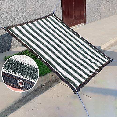 WYZQQ Filets D'ombrage, Toiles D'ombrage, Voiles D'ombrage, Filets De Protection UV À 80% Pour Les Terrasses, Terrasses, Chenils, Abris De Voiture, Serres - Maille Cryptée À 6 Broches -1mX1m, 1mX2m Cover