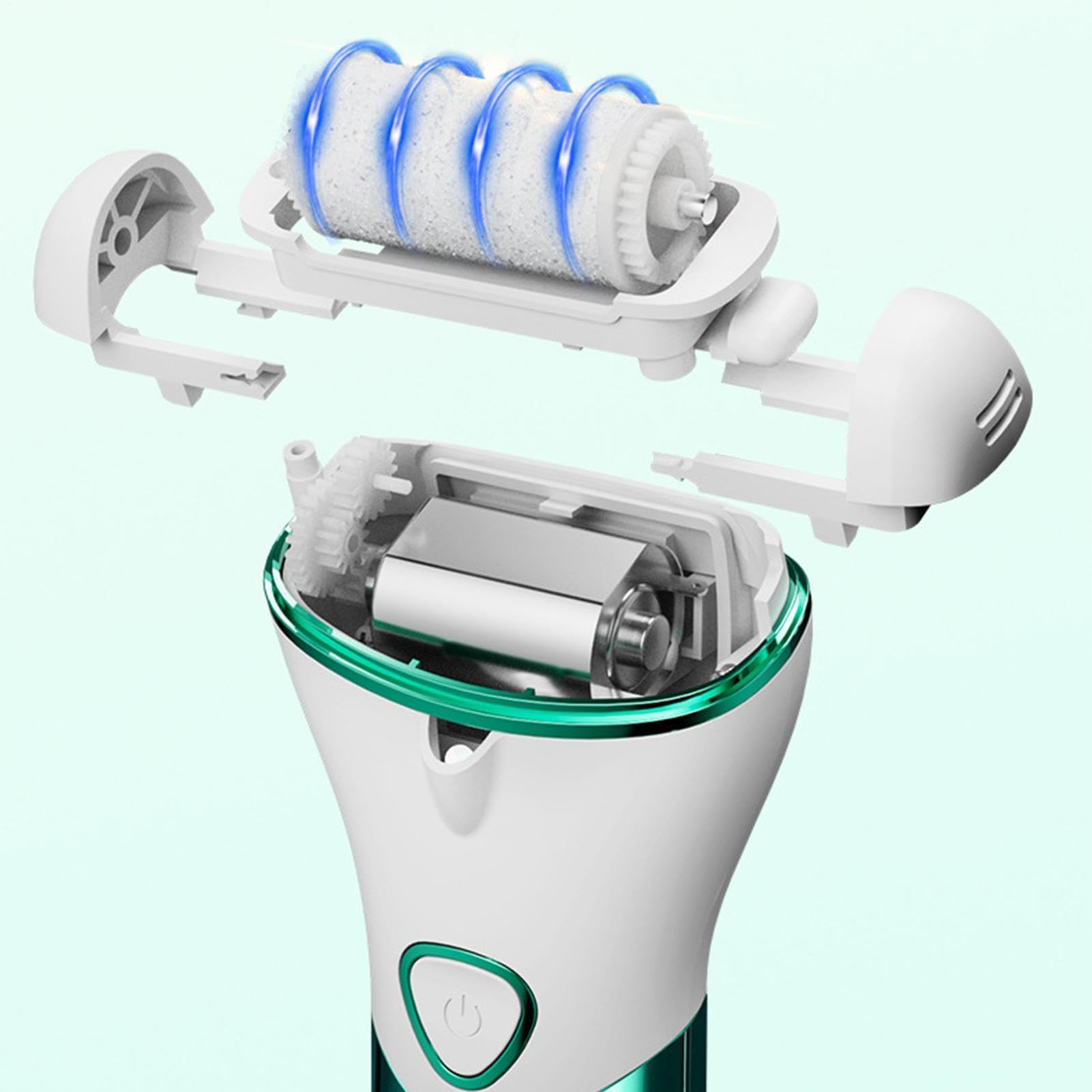 Rimozione Callosità Per Piedi Kit Cura Dei Piedi Per Rimuovere Calli E | Rimozione Pelle Morta 3 Testine Abrasive Per Donne E Uomini Pelle Screpolata, Secca, e Calli Spessi