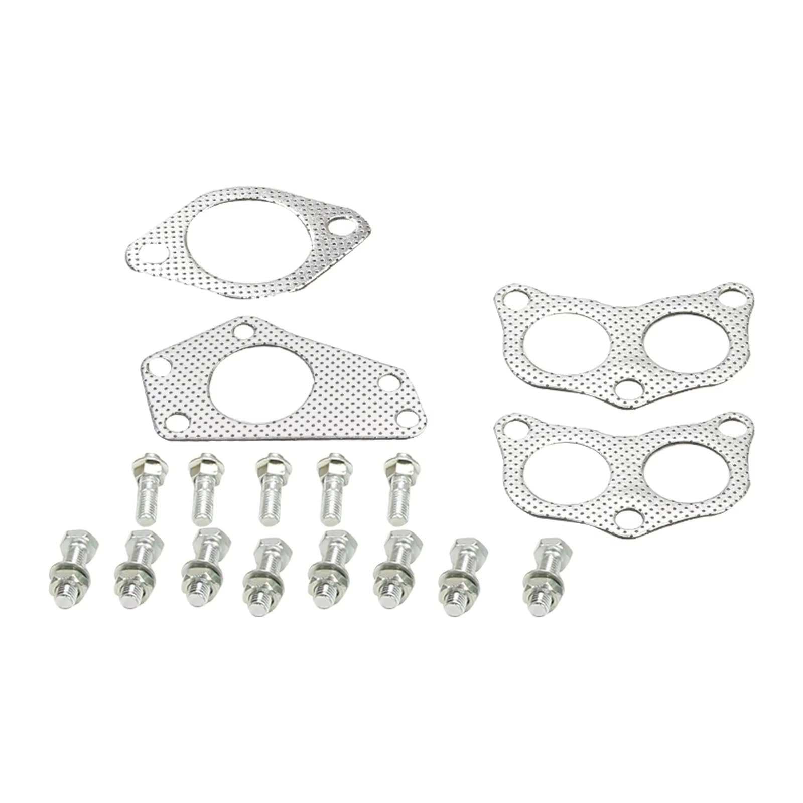 Terminali di Scarico PER Subaru PER IMPREZA PER WRX PER STI G3/G4 EJ25 2008 2009 2010-2017 COLLETTORE DI SCARICO INOX 2 PEZZI COLLETTORE Terminale di scarico per auto