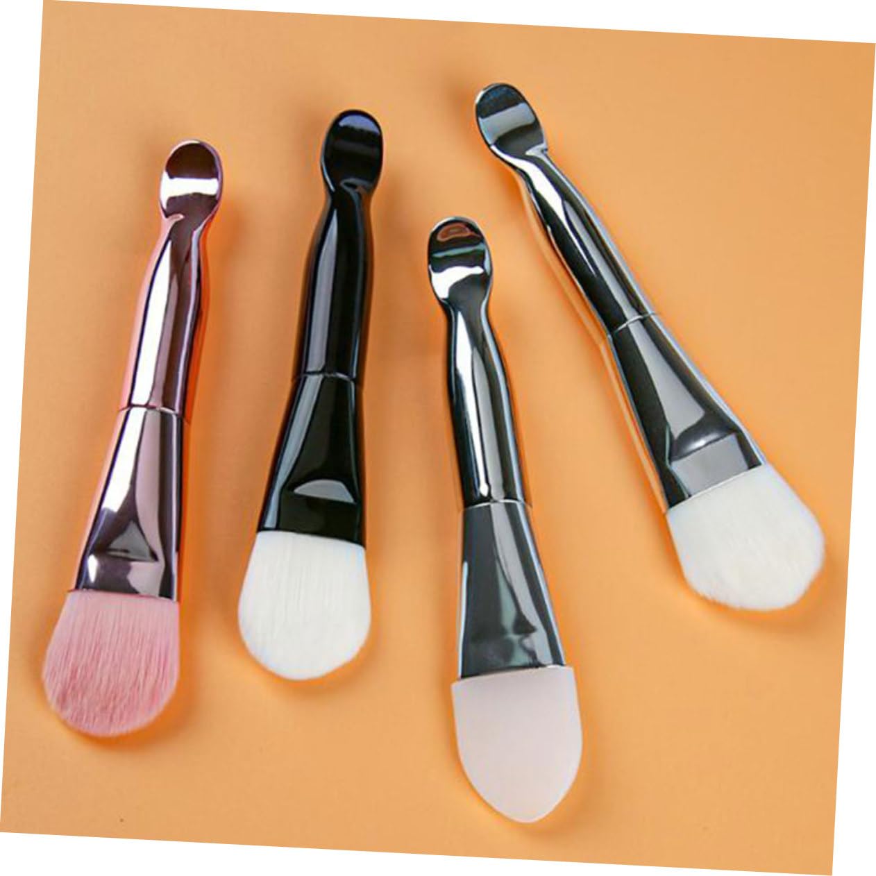 12 Piezas Cepillo De Maquillaje Máscara Pinceles De Maquillaje Elegantes Brocha De Maquillaje Facial Base De Aerógrafo Aplicador Facial Rubor Brocha Para Polvos Destacar Piel Suave
