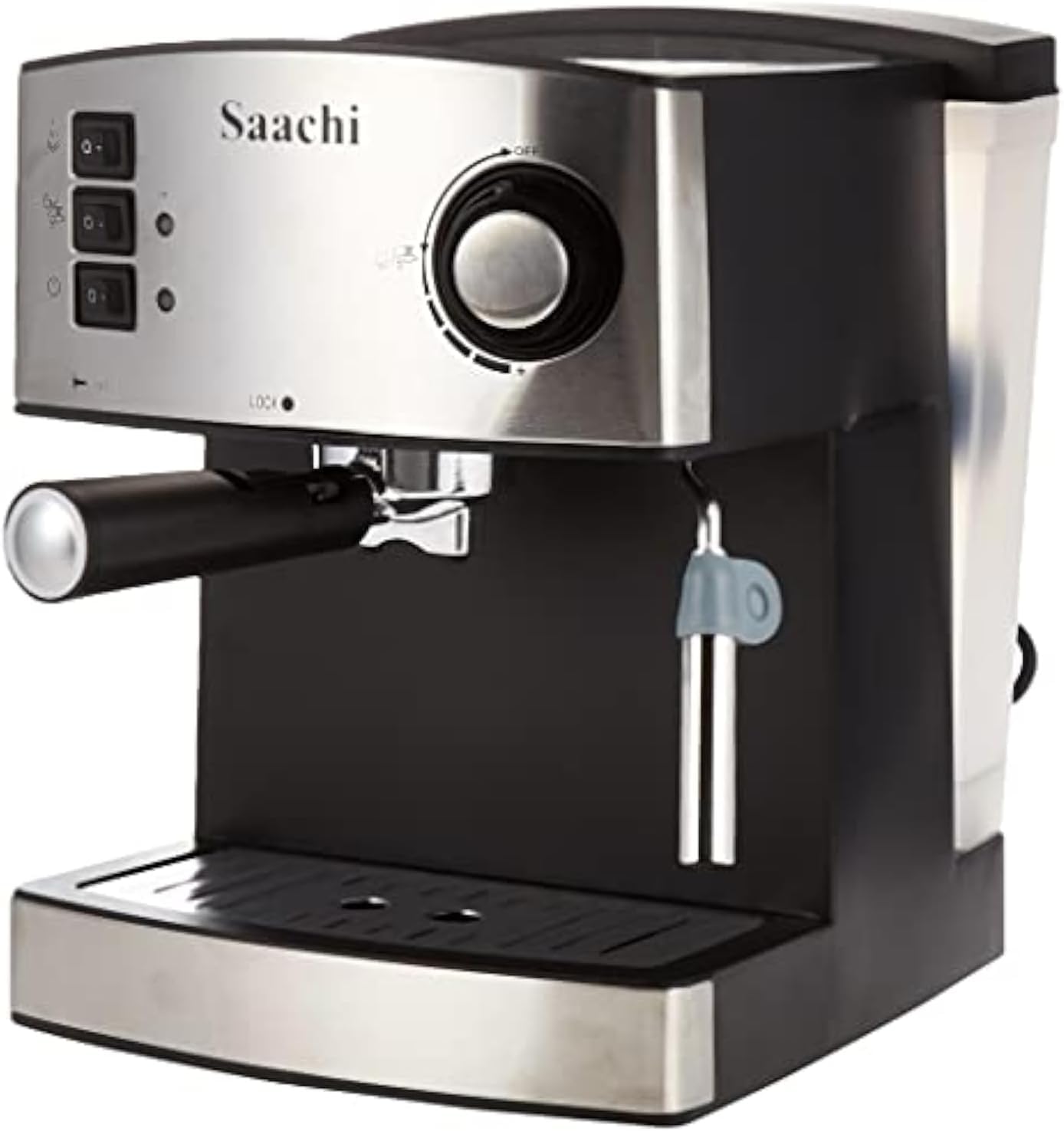 Saachi Espresso Machine With 15 Bar Automatic Steam Pressure Pump NL-COF-7055