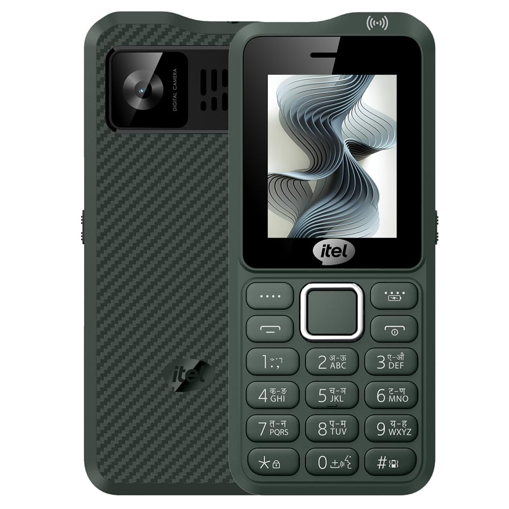 Itel Kingsignal Keypad Mobile Phone | Stronger Signal |1500 mAh 33 Days Standby Super Battery | Type C Charger | KingVoice | Wireless FM with Recording | Auto Call Recording |Kevlar Texture|ArmyGreen-image-25