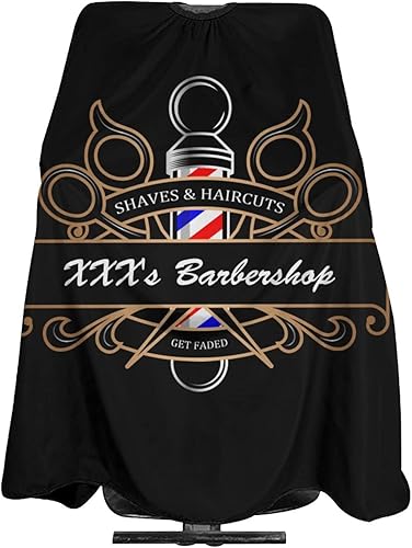 Capa de peluquería personalizada, capa de peluquería para hombre, añade tu foto, texto, logotipo, capa de peluquería personalizada para hombre, capa