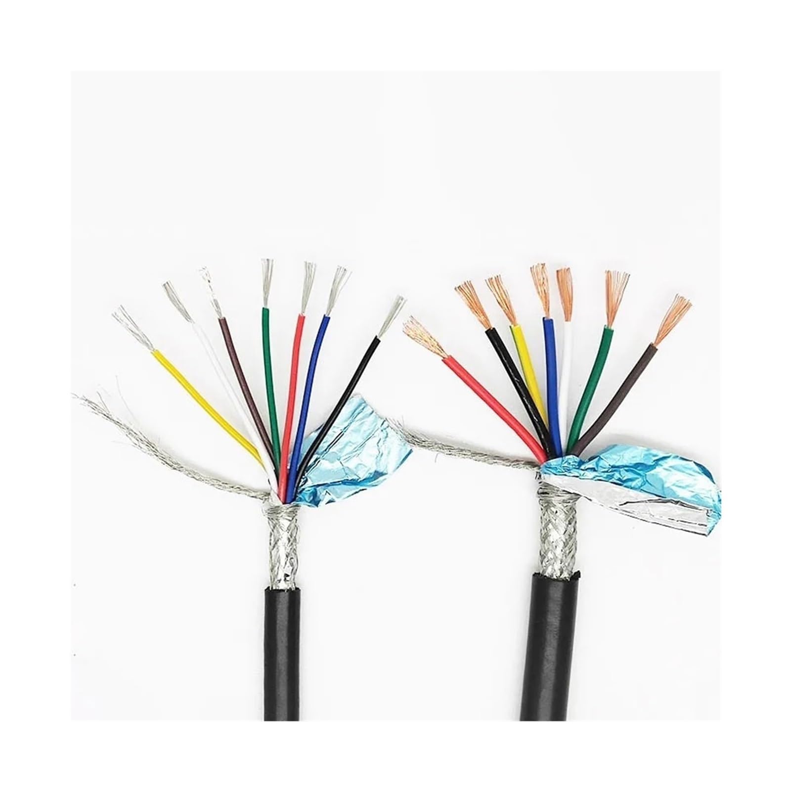 Ekranowany kabel sygnału sterującego RVVP 30-40M, 2-8-rdzeniowy drut miedziany z PVC