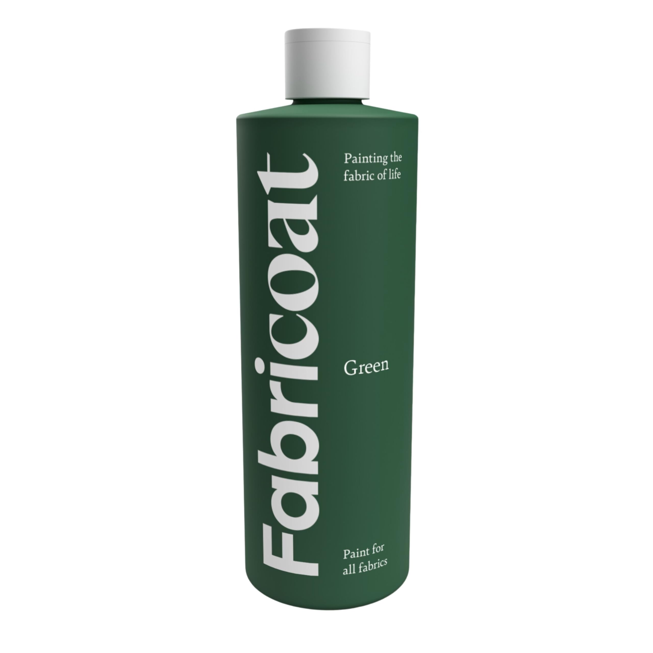 Fabricoat 125ml Fabric Paint for Art, Craft & DIY Design Projects - Non-Toxic & Washable - Paint Direct onto Clothes & Textile Fabrics - For Painting on Shoes, Tshirt Clothing & Denim (Green)