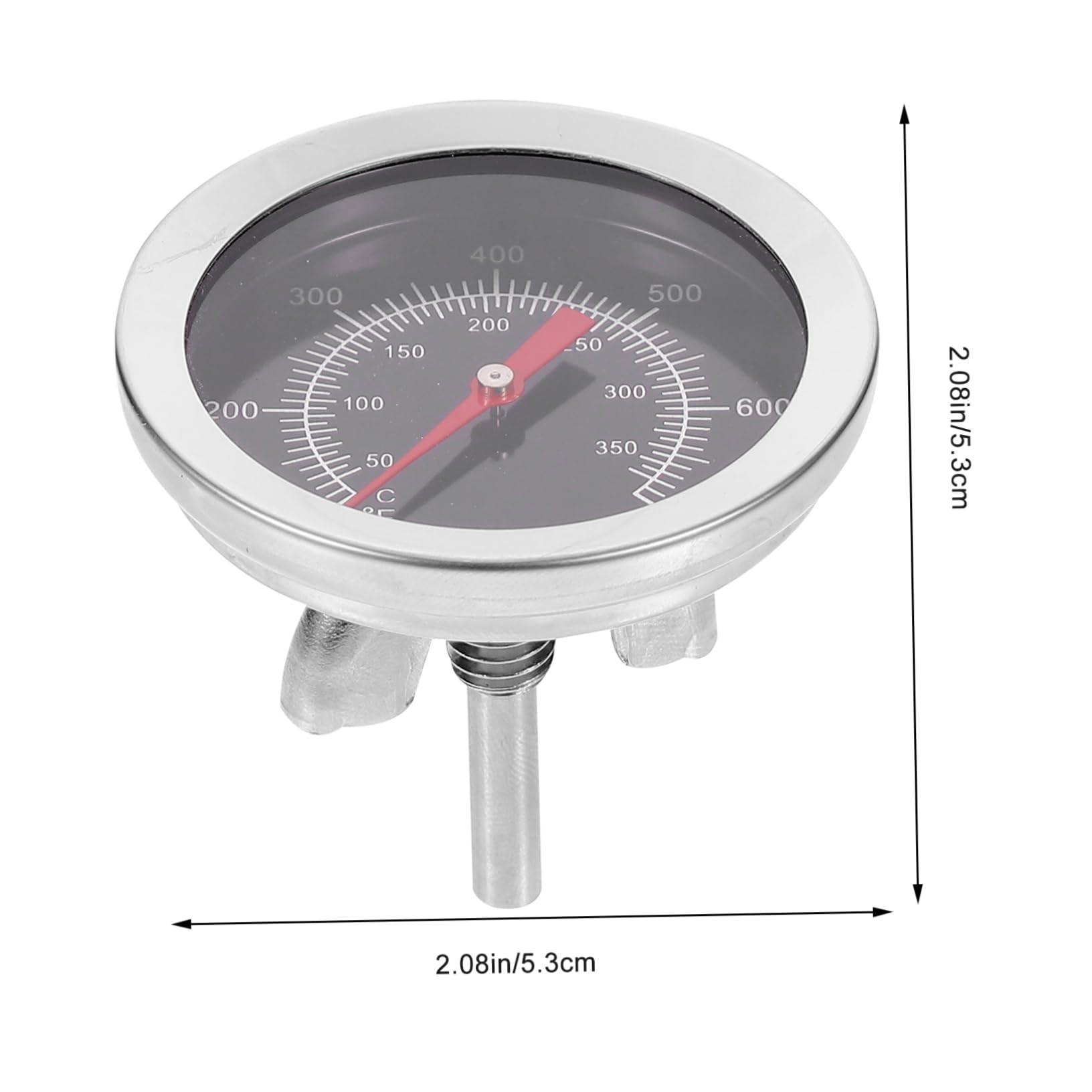 GRIRIW Stainless Steel Oven Thermometer for BBQ Accurate Cooking Thermometer Probe 100-700°