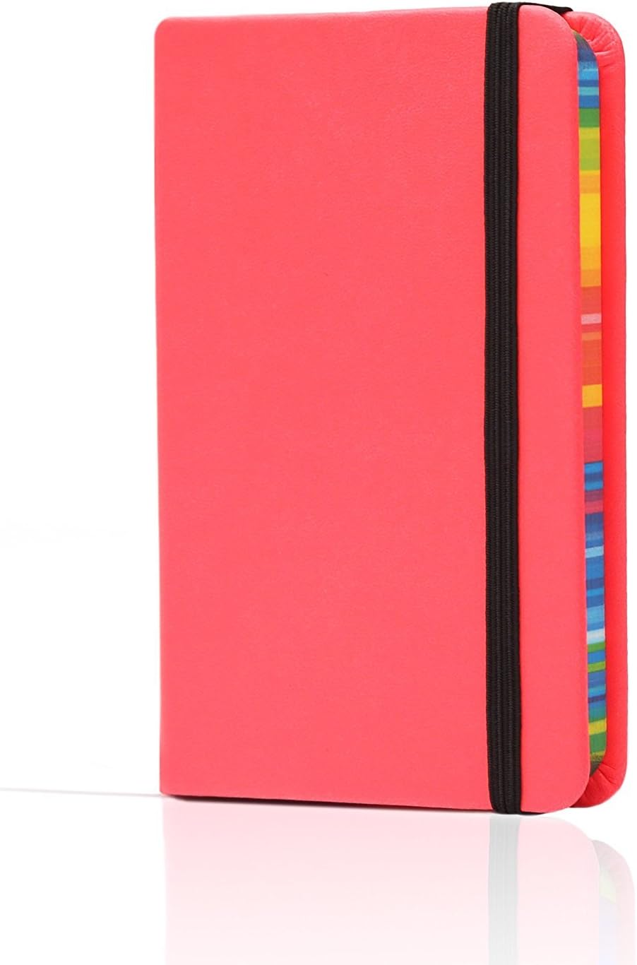 AWEHIRU BIOBAY Classic Ruled Travel Notebook | Hardcover Writing Journal and Diary - Premium Lined Paper and Durable Design - 192 pages - Assorted Fluorescent Colors