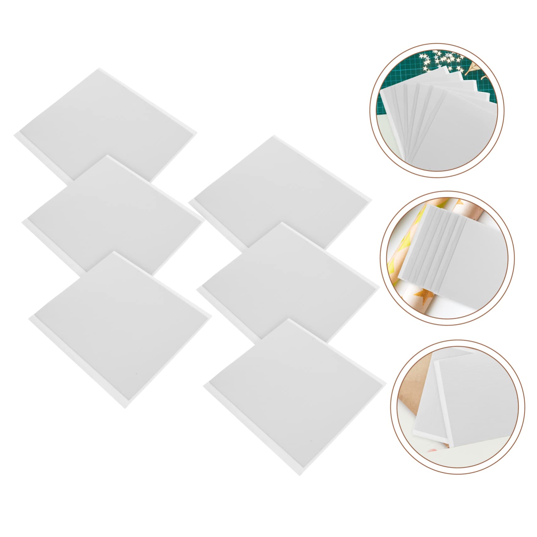EXCEART 18hojas Cinta Adhesiva De Espuma Eva De Doble Cara De Tiras Adhesivas Para Manualidades Decoración De Tarjetas y Álbumes De Recortes Uso Versátil Diversas Superficies