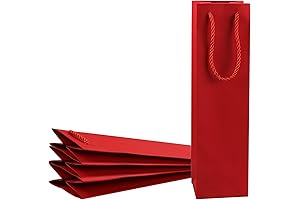 Miraclekoo Red Wine Bag for Wine Bottles, Wine Gift Bags,Whiskey/Liquor Bottle Bags...