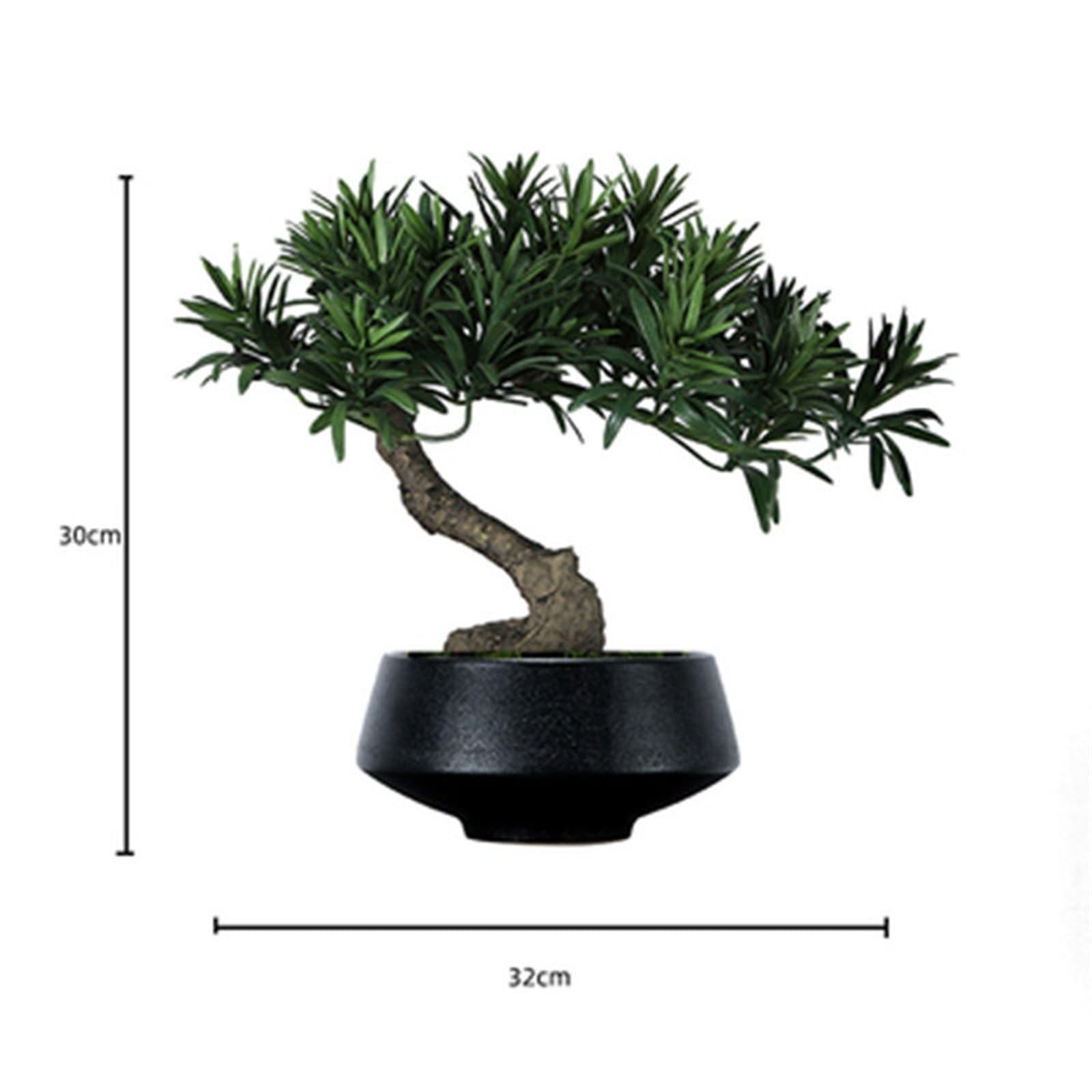 Fałszywe drzewo Sztuczne drzewko Bonsai rośliny w doniczkach ceramicznych ozdobne sztuczne Wystrój wnętrz