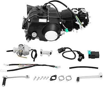 110CC Semi-Automatic Engine Engine, 7500KW Engine Motor Kit Motorcycle Parts, Manual Clutch With CDI Ignition Device, Suitable for Off-Road Motorcycle CRF50 / CRF70 / XR50 / XR70