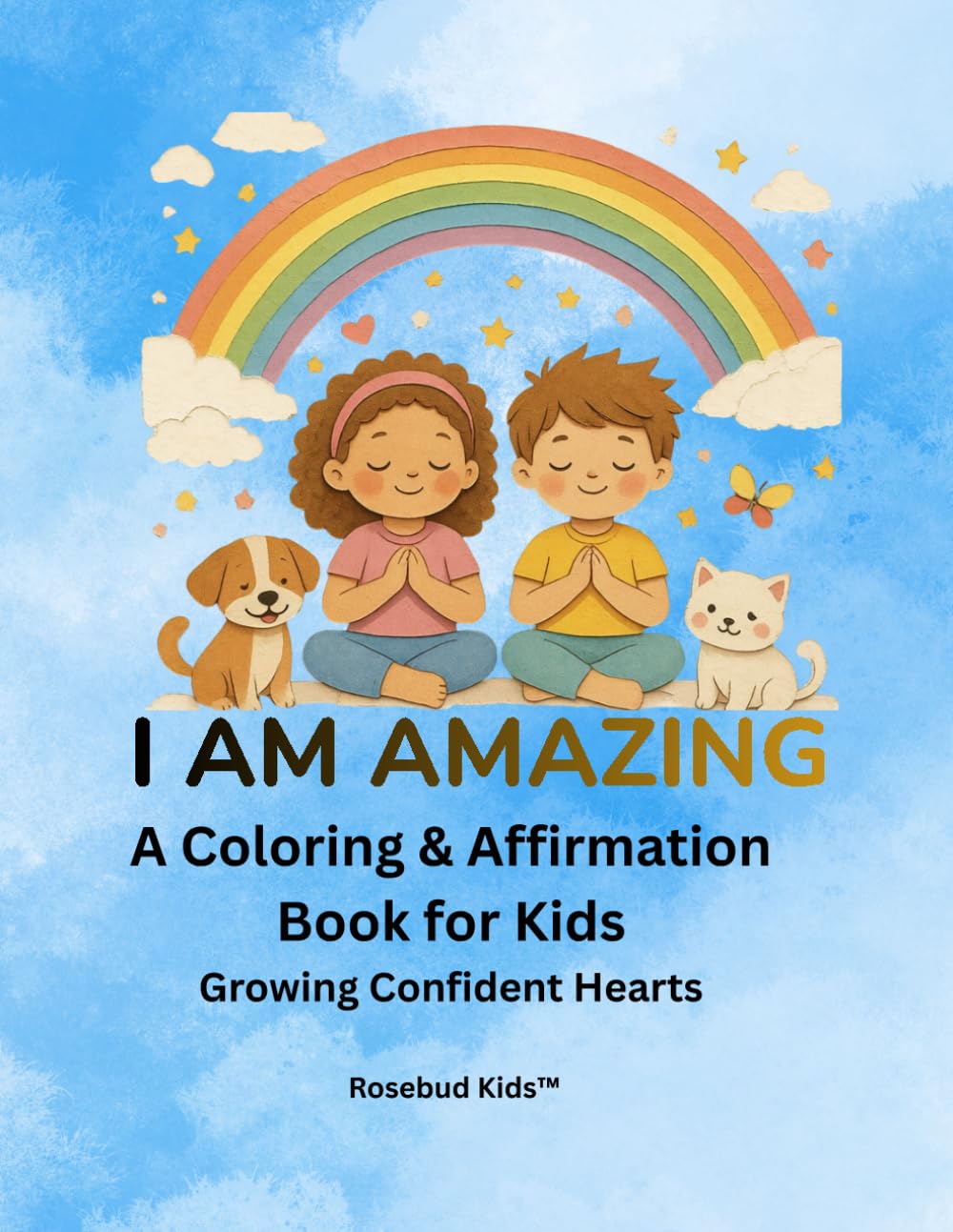 I Am Amazing: A Coloring & Affirmation Book for Kids (The Rosebud Affirmations Series)