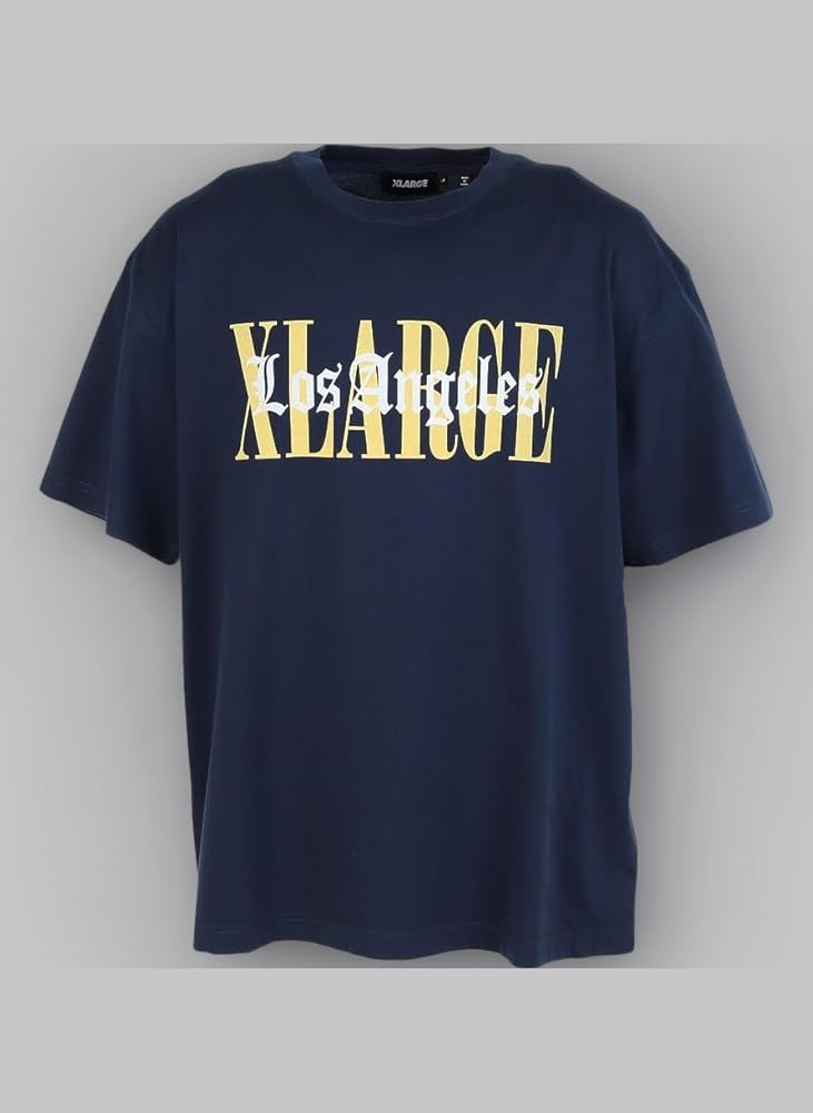 Amazon | [エクストララージ] カジュアル OVERLAP LOGO S/S TEE
