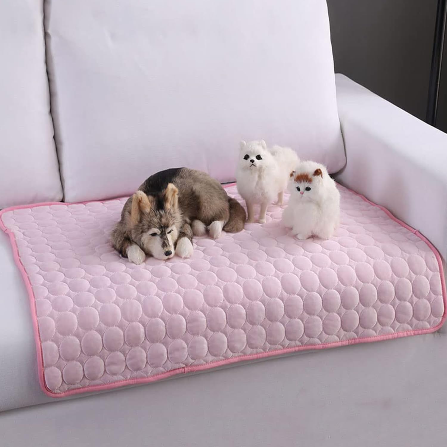 Kuber Industries Rectangular Dog & Cat Bed|Multi-Utility Self-Cooling Pad For Dog & Cat|Light-weight & Durable Dog Bed|ZQCJ001P-L|Pink (B0CJ5DJFHT) Amazon Price History, Amazon Price Tracker
