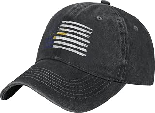 Vintage US and Flag of The Azores Baseball Cap for Men Women Adjustable Sports Hats Low Profile Cotton Golf Dad Hat Black