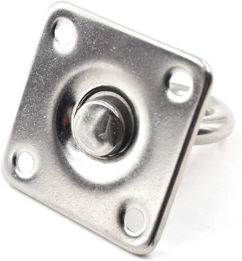 Super Deal Product M5 Swivel Ceiling Mount Hook Heavy Duty 304 Stainless Steel for Yoga Swing Boat Rigging Marine Deck Hardware(4PCS)
