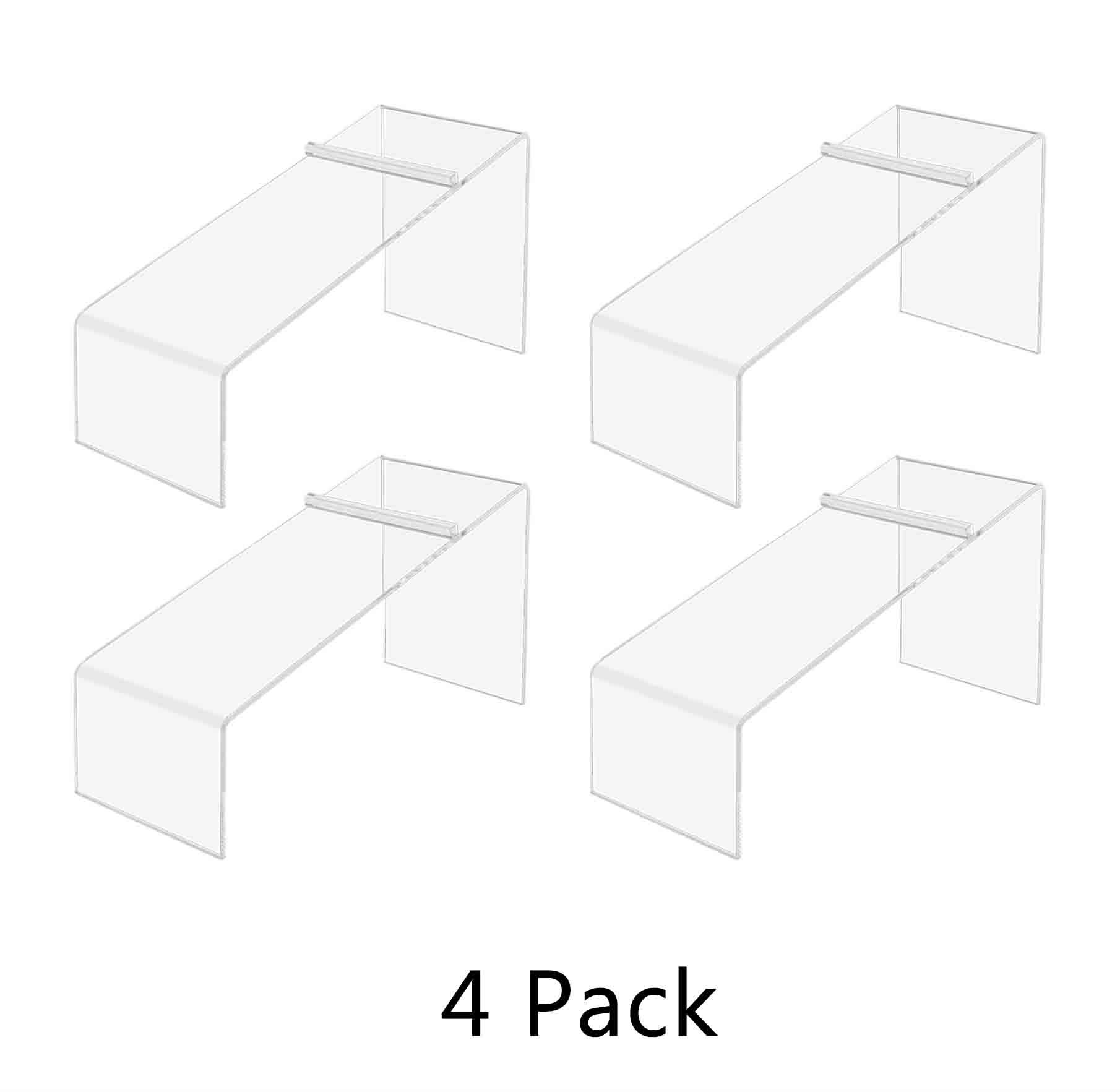 Marketing Holders Shoe Stand Slanted Premium Clear Acrylic 9