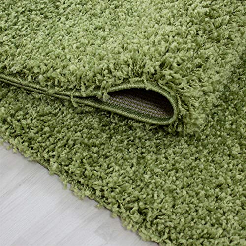 HMWD X Large Small Fluffy Shaggy Large Area Rug Thick Pile Hallway Runner Non Slip Living Room Bedroom Non-Shed Floor Carpet- Available in 6 Exquisite Colors (Green, 120x170 cm) - Cosy Home Interiors HMWD X Large Small Fluffy Shaggy Large Area Rug Thick Pile Hallway Runner Non Slip Living Room Bedroom Non-Shed Floor Carpet- Available in 6 Exquisite Colors (Green, 120x170 cm) - Image 7