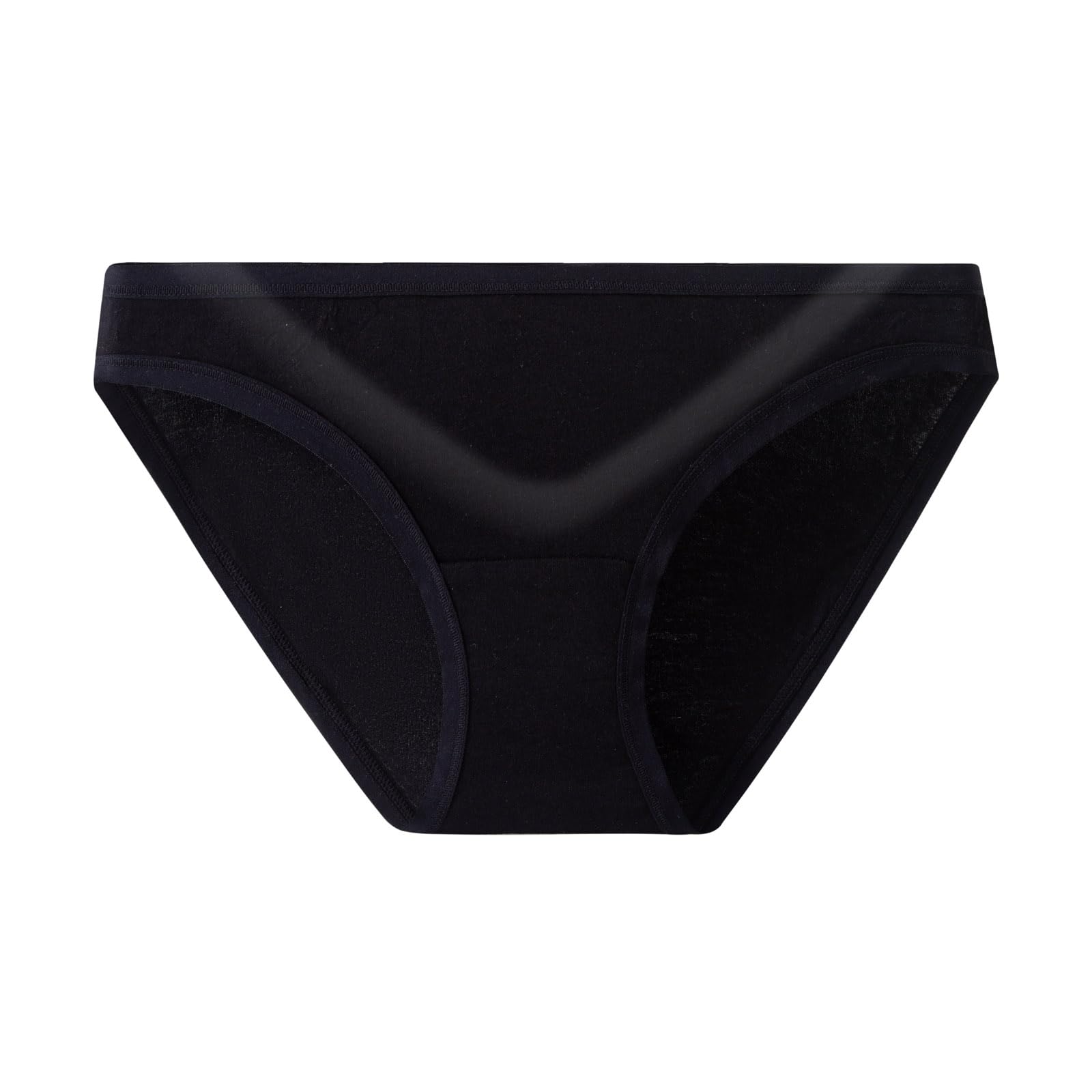 Womens Underwear Stretch Bikini Panties Silky Invisible Hipster 10 Pack US Alpha Medium Regular Regular 10 Black