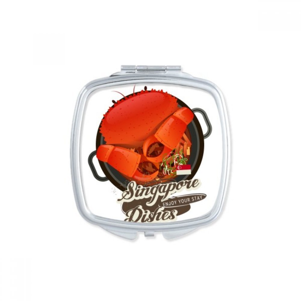 Miroir de poche Singapour Satay fini le maquillage raté avec ce petit miroir compact portable